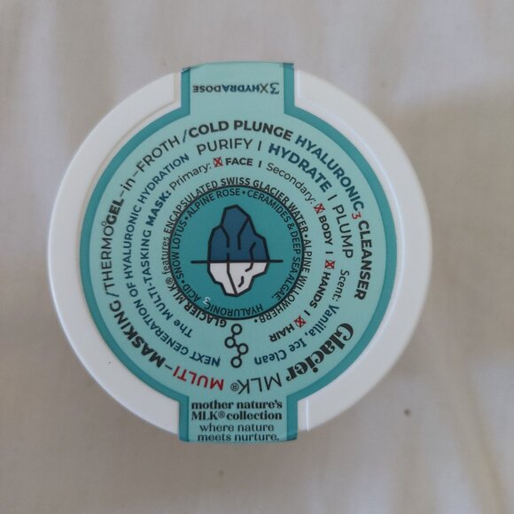 Tweak'd by Nature Glacier MLK Mullt-Masking All-Purpose Hyaluronic Cleanser 8 oz - Picture 1 of 3